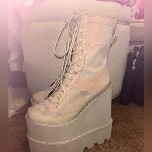 Darker Wavs platform boots